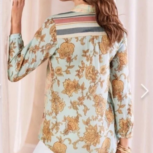 Soft Surroundings Floral Patchwork Tunic - Multicolor - Picture 3 of 10